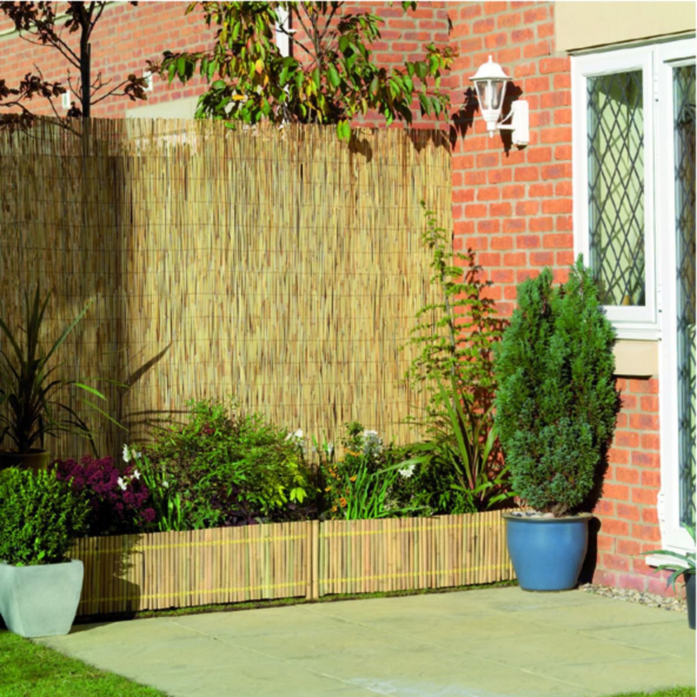 2M x 4M Garden Reed Fencing Durable Ideal For Screening Walls & Fences 