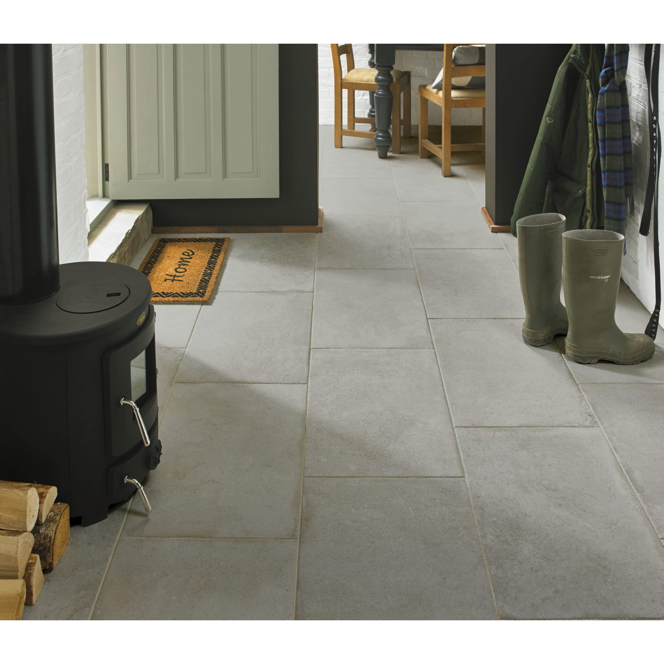 Wickes Como Travertine Porcelain Wall & Floor Tile - 600 x ...