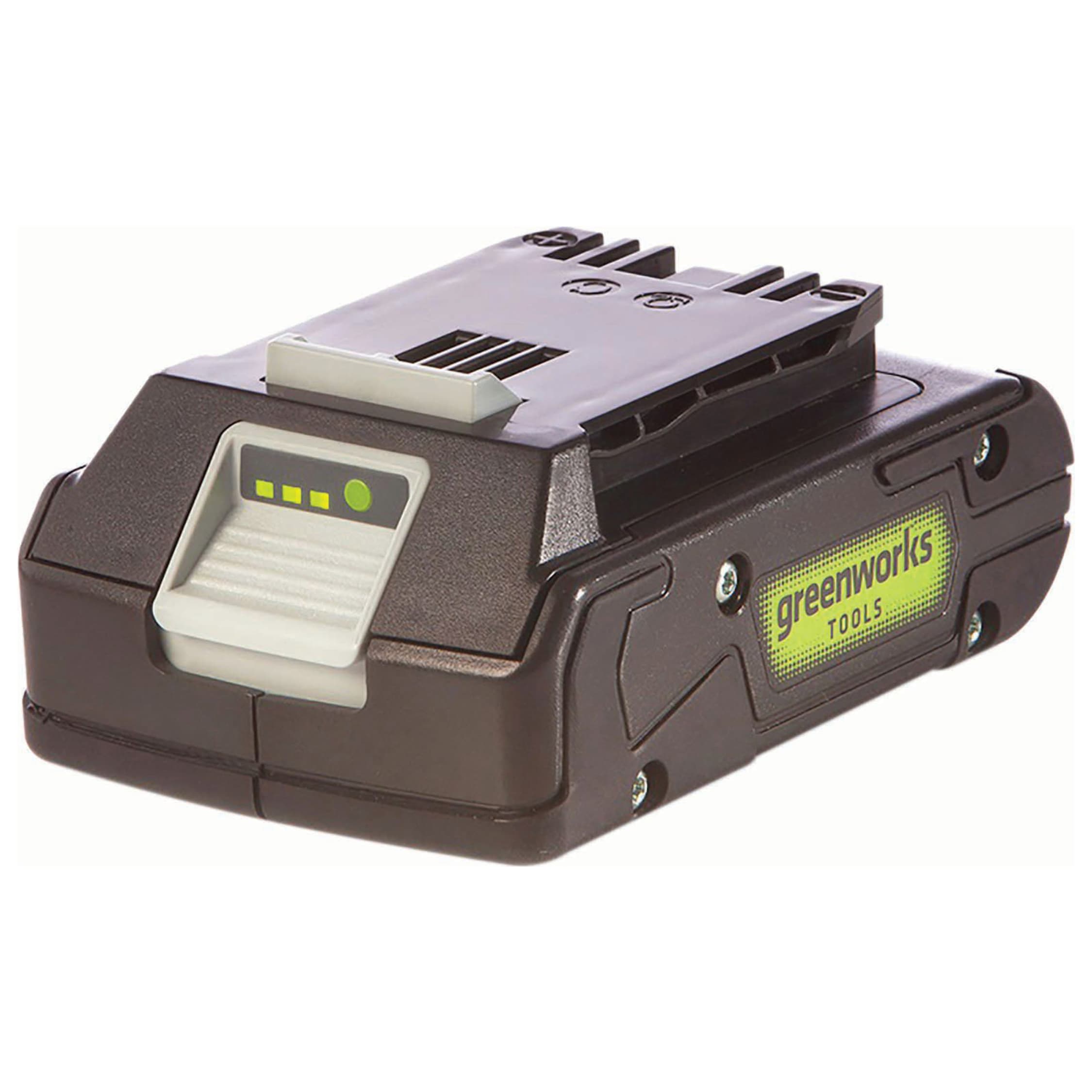 Аккумулятор greenworks 24v. Батарея аккумуляторная GREENWORKS g24b2. Аккумулятор GREENWORKS g24b2, 24v, 2 а.ч. Аккумулятор Гринворкс 24в. Аккумулятор Worx wa3152 (18в).