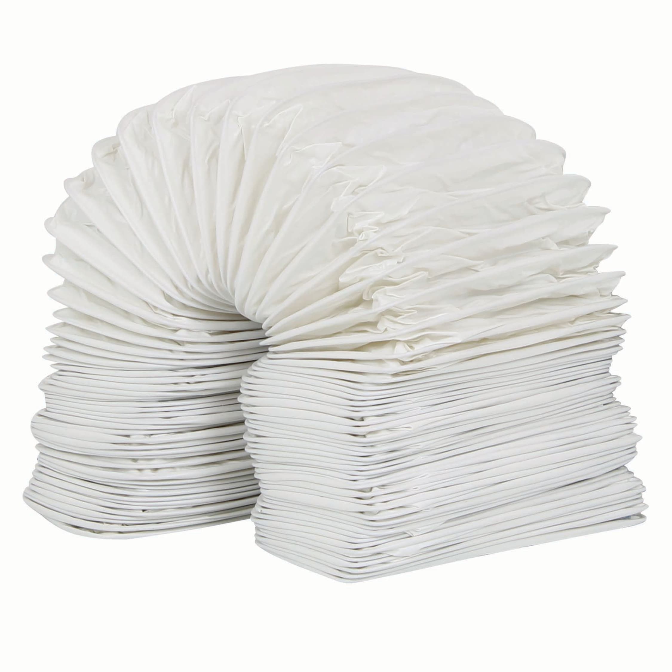 110 x 54mm x 3m Rectangular  PVC Flexible White Ducting Hose 