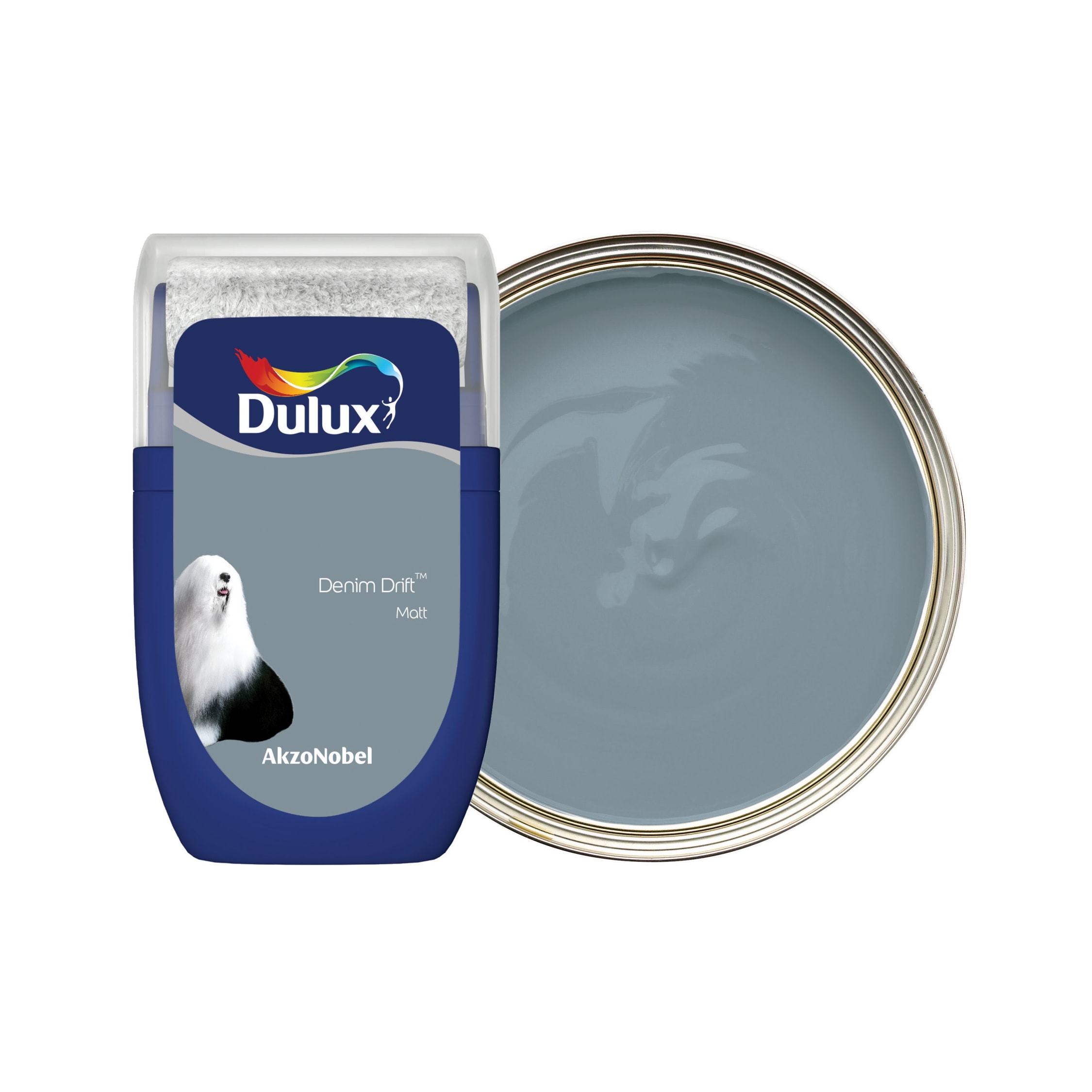 Dulux Walls Ceilings Denim Drift Matt Emulsion Paint, 5L