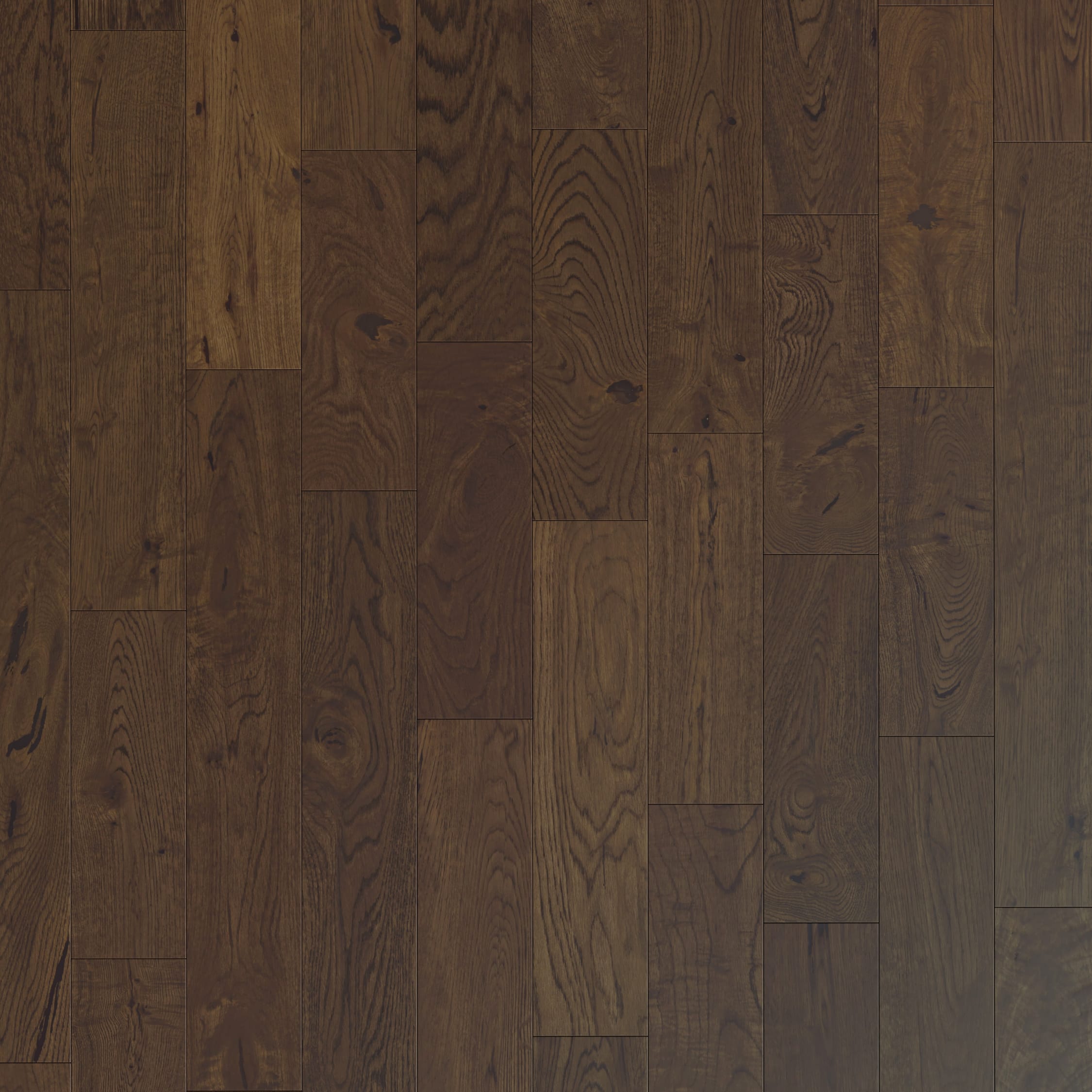 W by Woodpecker Dark Oak 18mm Solid Wood Flooring 1.5m2 Wickes