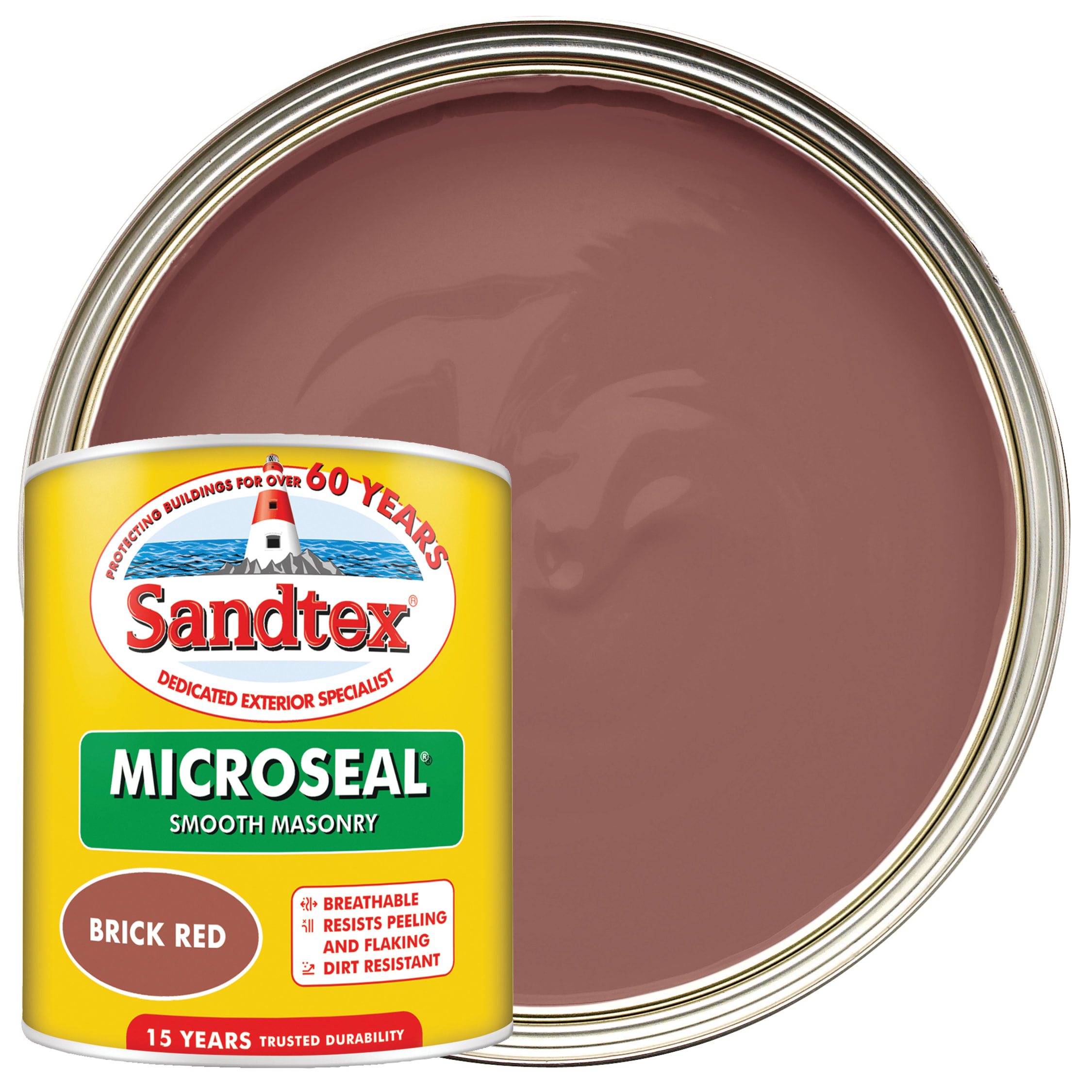 Exterior Wall Paint - Brick Red