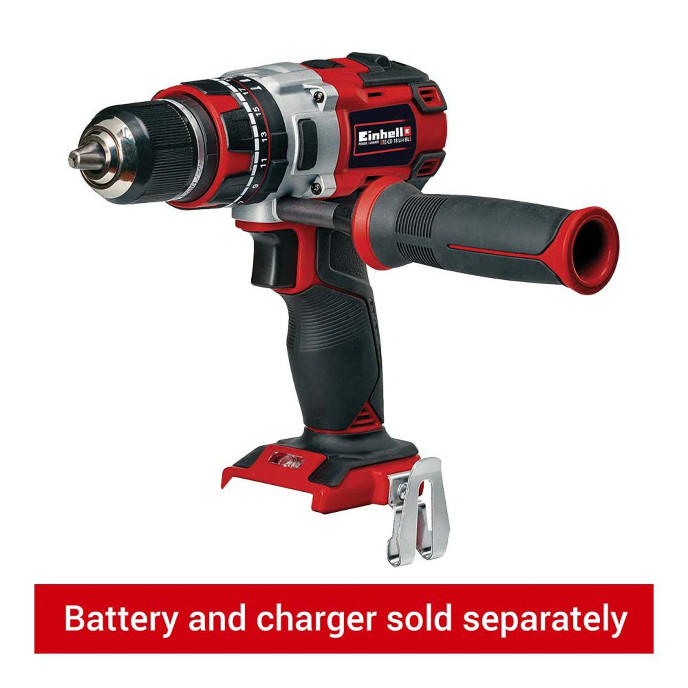 Einhell Einhell 4510034 TE-HD 18 Li Solo Power X-Change Cordless Hammer Drill & Red 4006825604054 