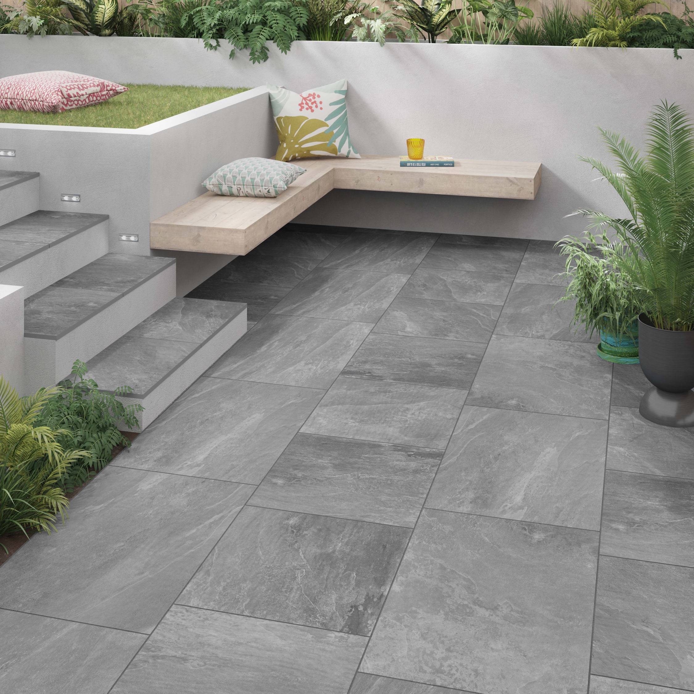 How To Lay Porcelain Tiles Outside Update Your Plot With This Stepby
