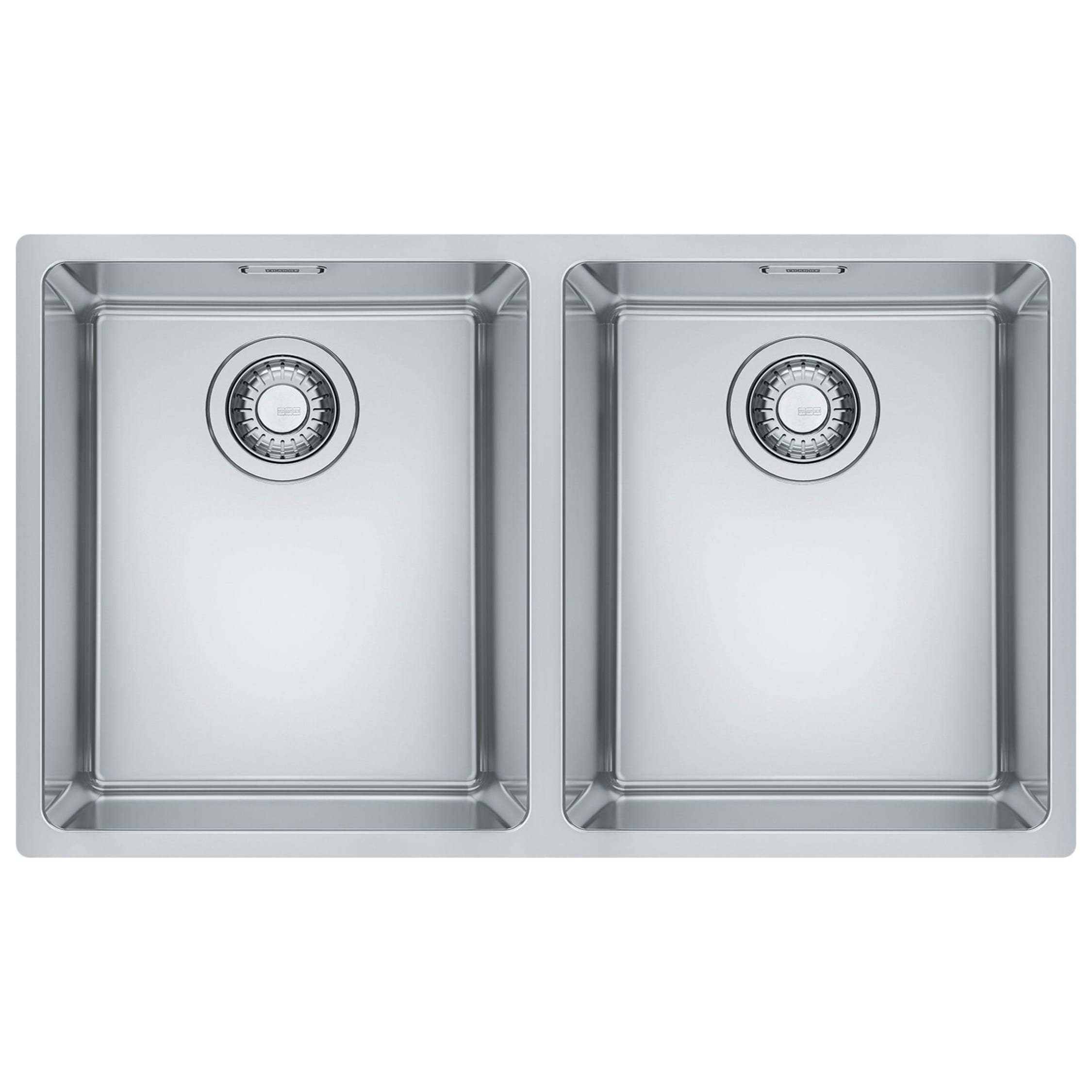 Franke Maris 2 Bowl Kitchen Sink - Stainless Steel