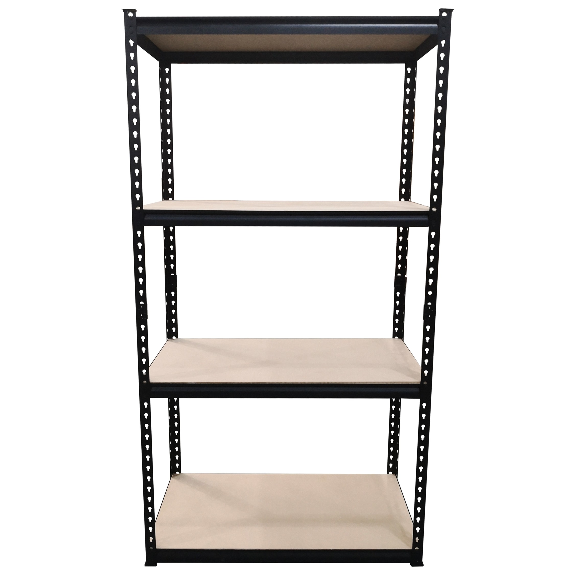 5Tier Heavy Duty Steel Garage Storage Shelving Unit In Black (48 W X