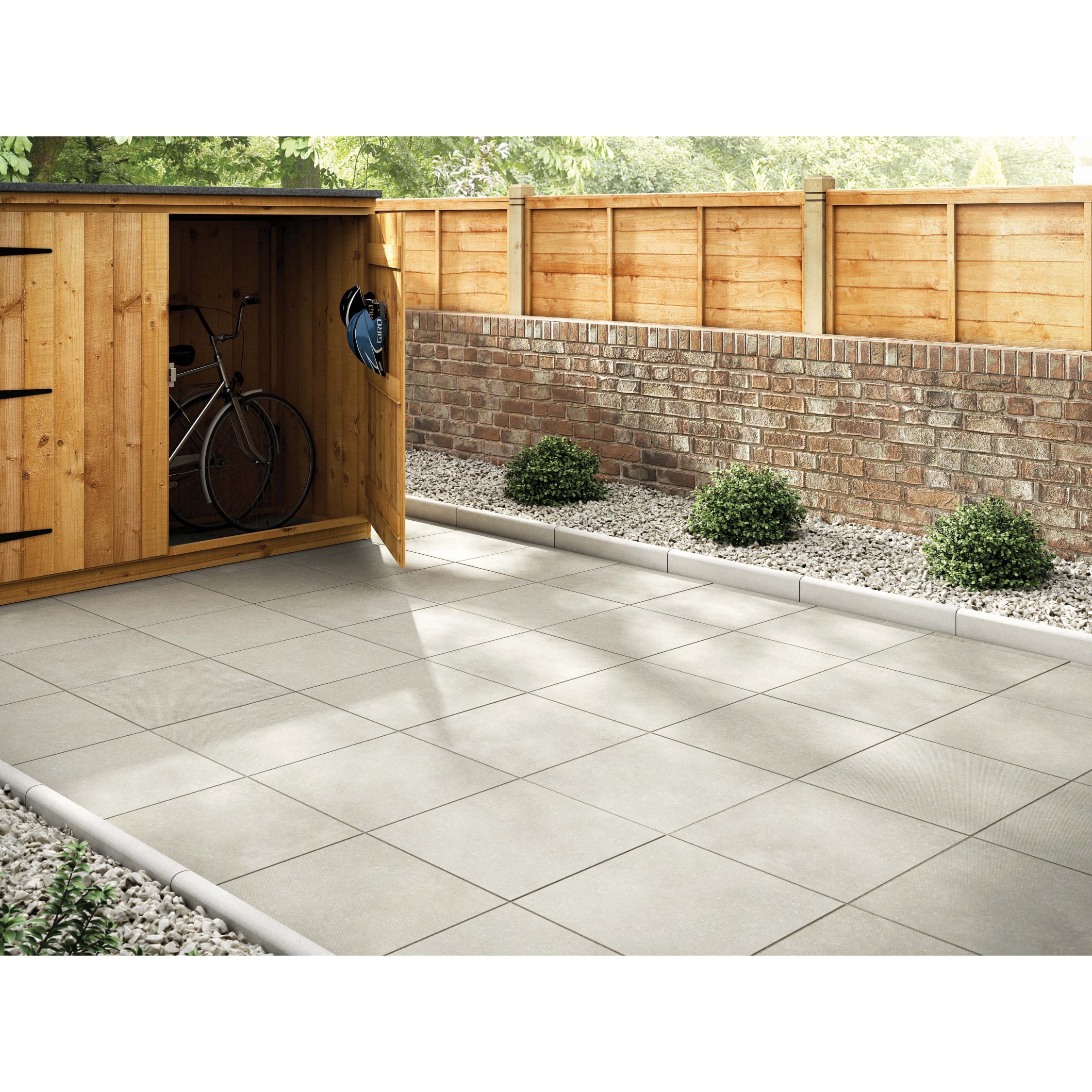 Marshalls Richmond Smooth Natural Paving Slab 450 X 450 X 32mm Pack Of 60 Wickes Co Uk