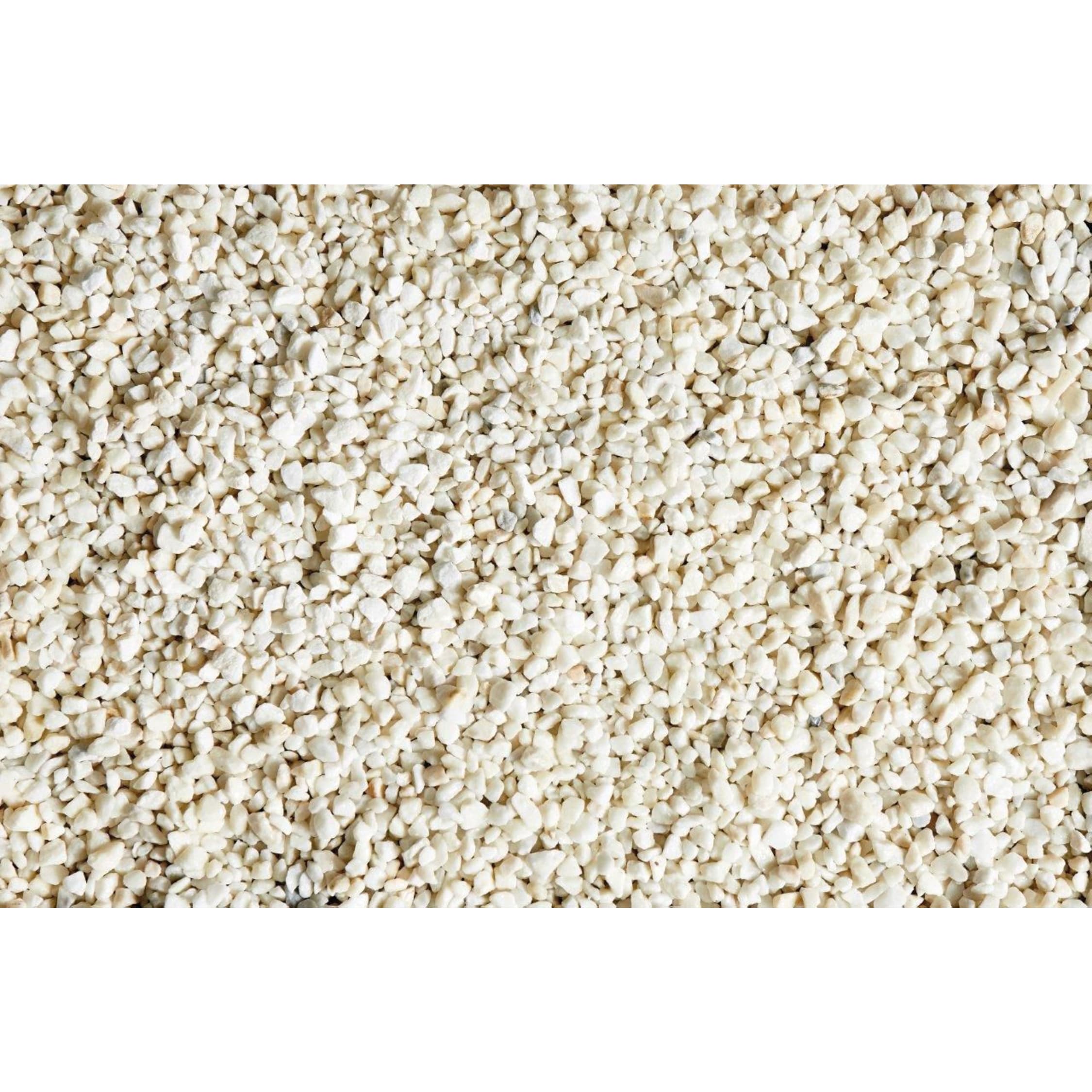 White spar decorative stone bulk bag