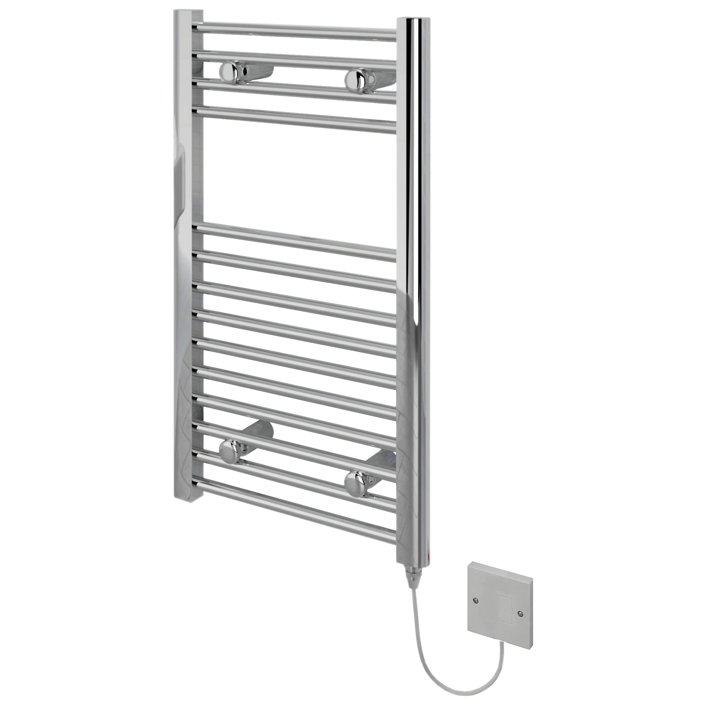 TRADESMAN Straight Chrome Heated Towel Rail Warmer, Chrome Central Heating  | forum.iktva.sa