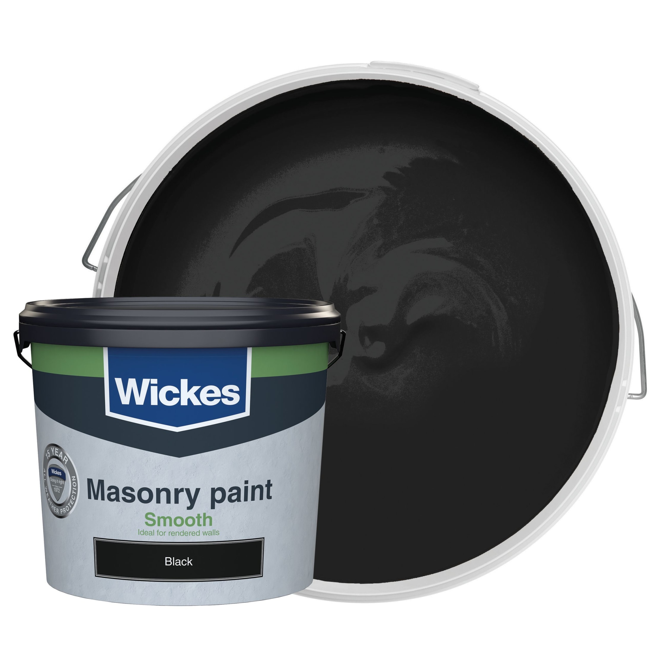 Black masonry paint 5l clearance