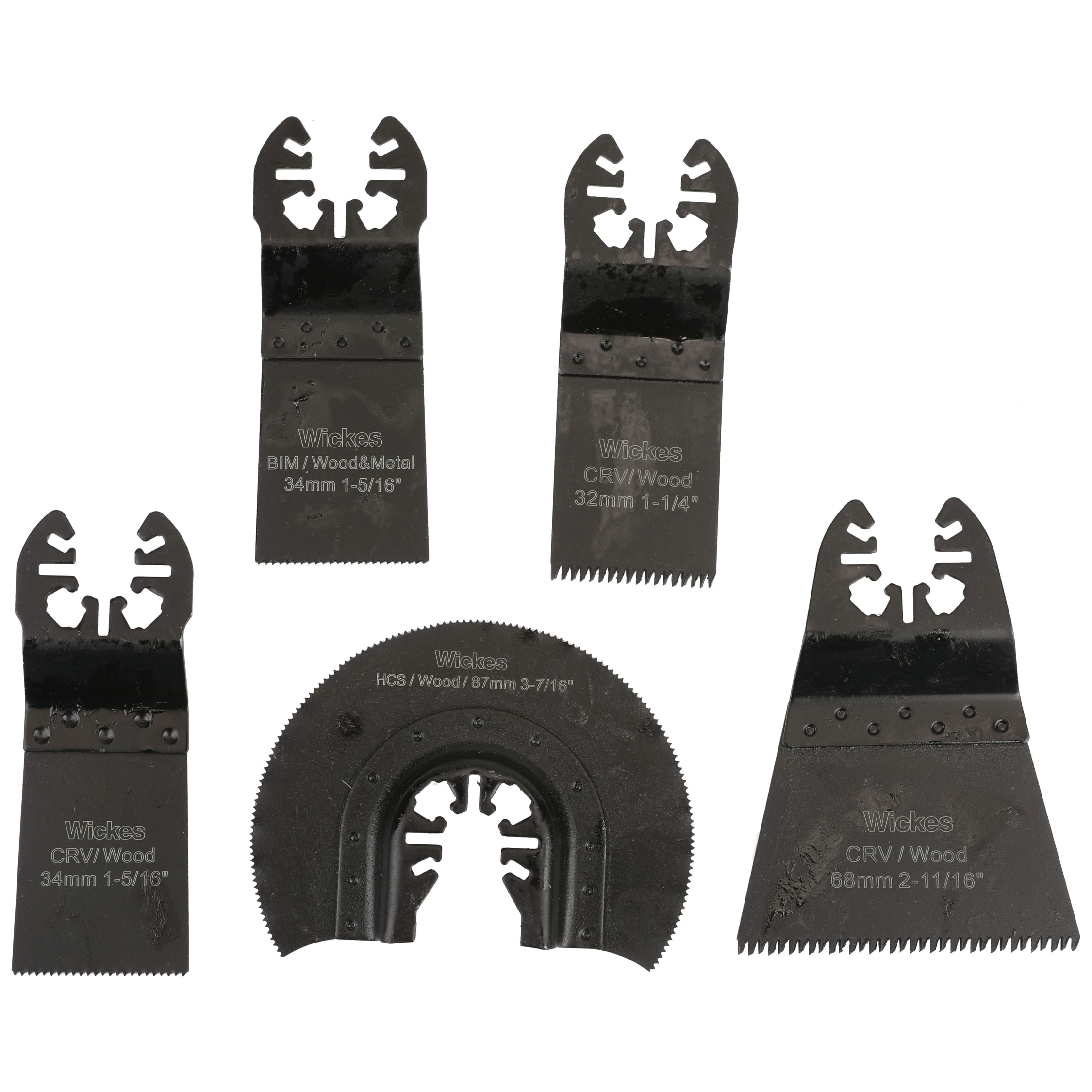 5 Piece Saw Blade Multi Function Tool Accessories For Multimaster Multitool 34X40mm 