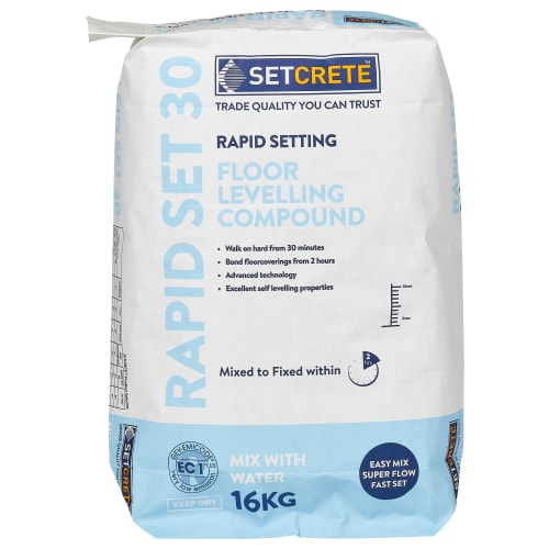 Setcrete Rapid Setting Floor Levelling Compound 16kg