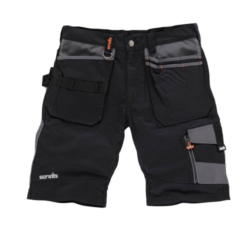 Scruffs Trade Shorts Black Wickes