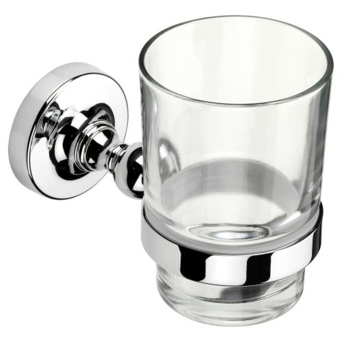 Croydex Worcester Flexi Fix Bathroom Tumbler Holder Chrome Wickes
