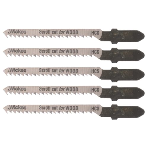 Scroll saw store blades for wood