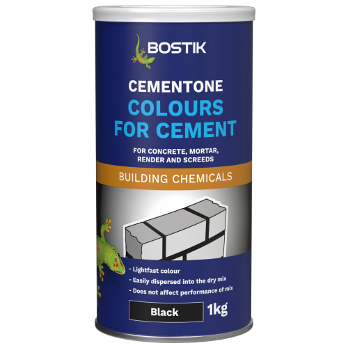 Black cement outlet concrete
