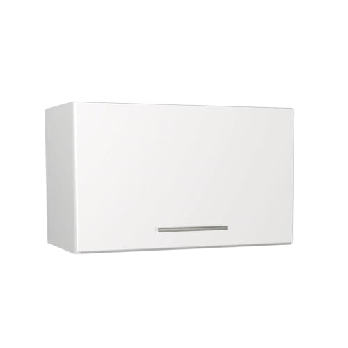 Wickes Orlando White Gloss Slab Narrow Wall Unit 600mm