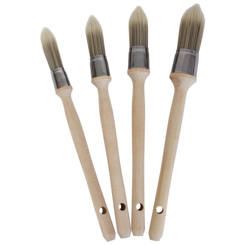 ProDec Premier 4 Piece Pointed Synthetic Sash Paint Brush Set