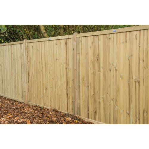 Forest Garden Pressure Treated Acoustic Fence Panel 1830 x 1800mm