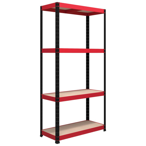 Heavy duty shop wood shelves