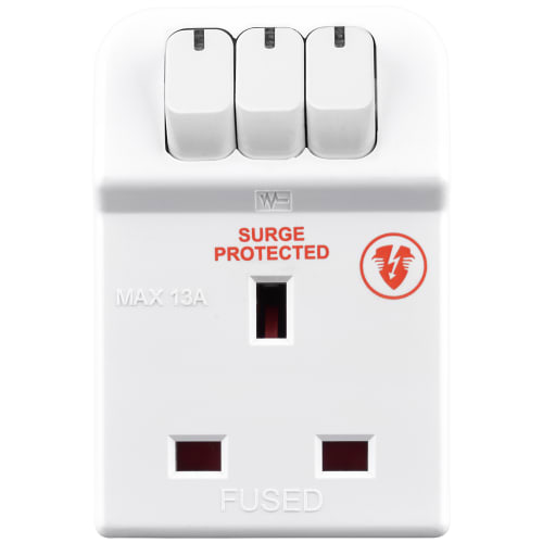 Surge shop protection plug
