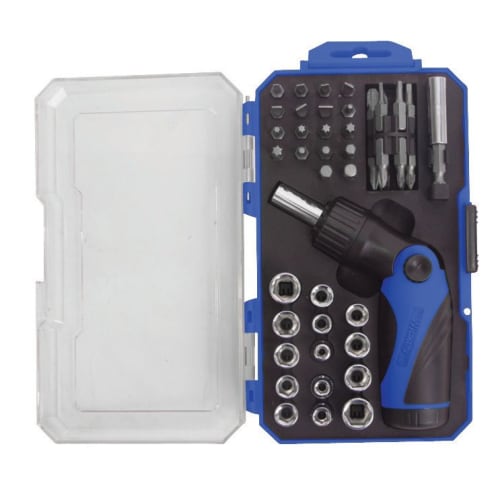 Wickes 46 Piece Ratchet Screwdriver Set Wickes
