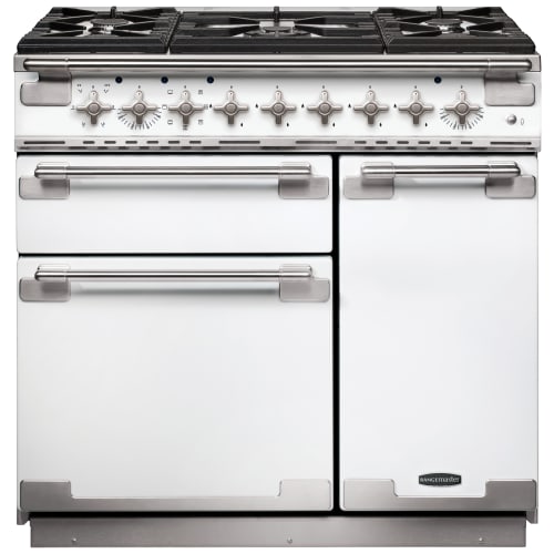 Rangemaster Elise 90cm Dual Fuel Range Cooker White Wickes