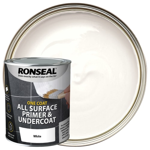 Ronseal one coat cupboard paint ivory satin sale
