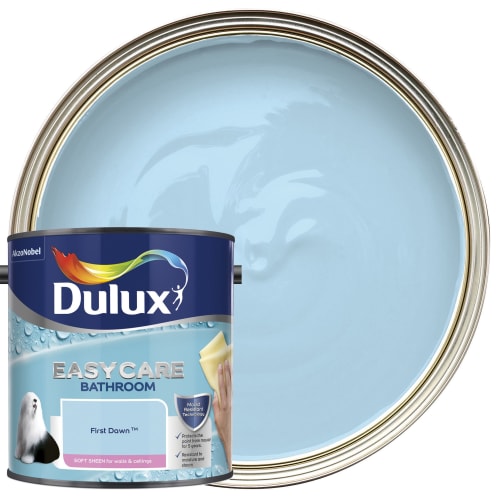 Dulux Easycare Bathroom Soft Sheen Emulsion Paint First Dawn 2.5L Wickes