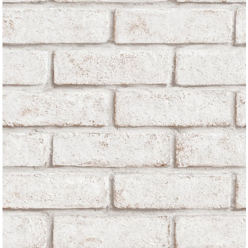 Superfresco Easy Brick White/Red Decorative Wallpaper - 10m 