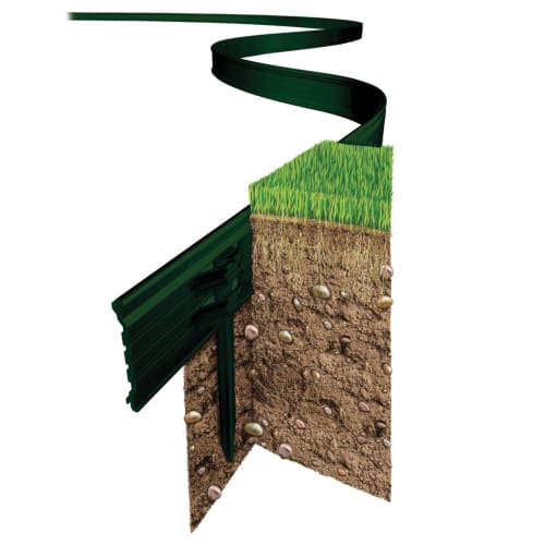 Swift Edge Green Garden Edging Kit 30m Wickes