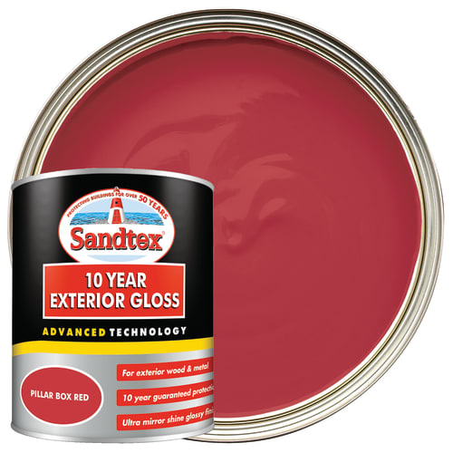 Red 2024 wood paint