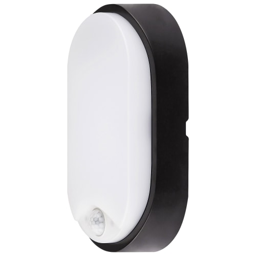 Luceco Eco Oval Bulkhead Light PIR IP54 700 Lumens 10W Wickes