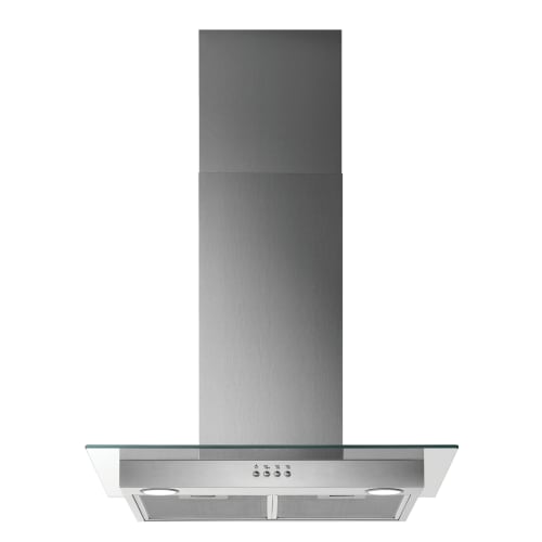 Zanussi ZHC62653XA 60cm Chimney Hood with Glass Stainless Steel