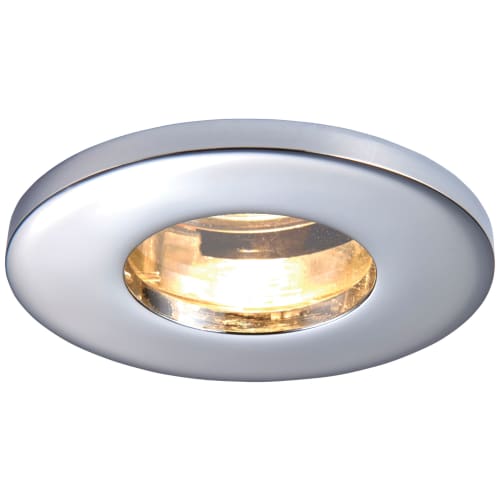 Saxby GU10 Chrome Effect IP65 Cast Fixed Downlight 5W
