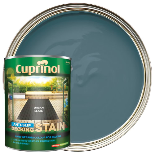 Cuprinol decking paint urban slate top