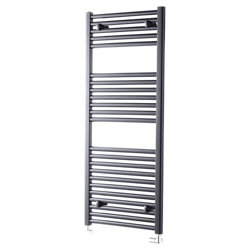 Pisa Anthracite Towel Radiator 1200mm Various Widths Available
