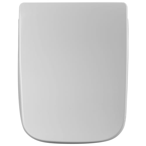 Wickes Square Thermoset Plastic Soft Close Toilet Seat - White