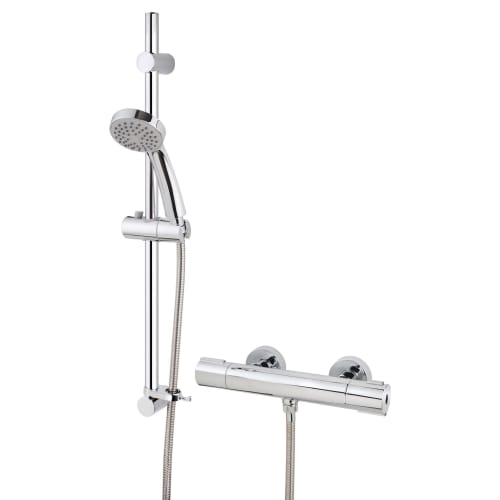 Alban Thermostatic Mixer Shower - Chrome | Wickes.co.uk