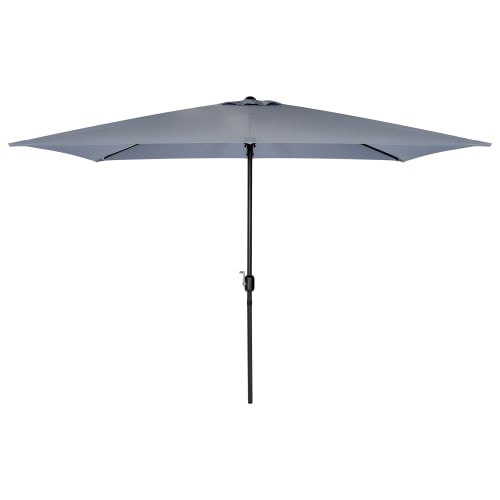 Charles Bentley 3m Rectangle Garden Parasol Grey Wickes