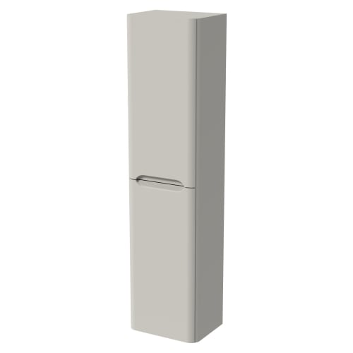 Wickes Malmo Light Grey Wall Hung J Pull Tower Unit 1600 x 400mm