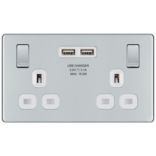 Flat wall hot sale plug