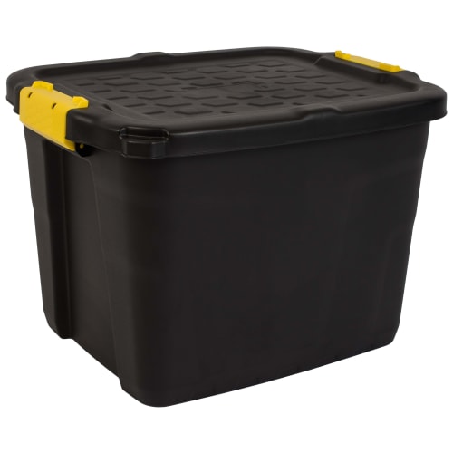 Strata Heavy Duty Storage Box with Lid 42L Wickes