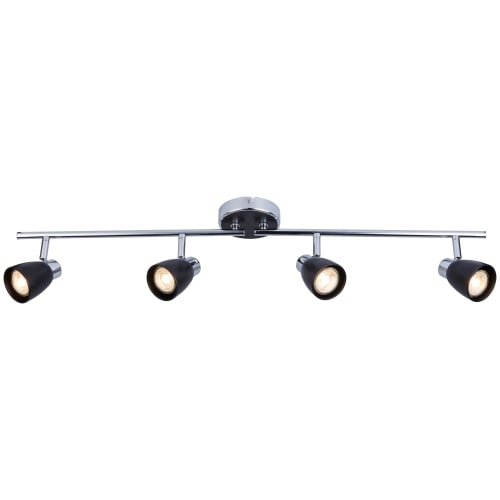 Major LED Spot Light 4 Bar Black Wickes