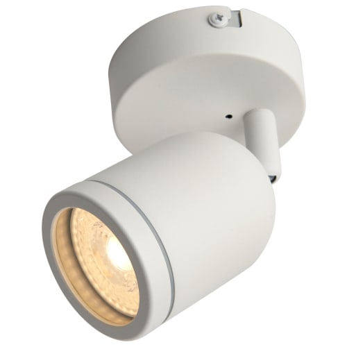 Hecta Wall Light Matt White Wickes