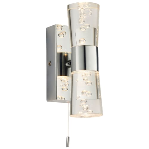 Bathroom bubble light outlet