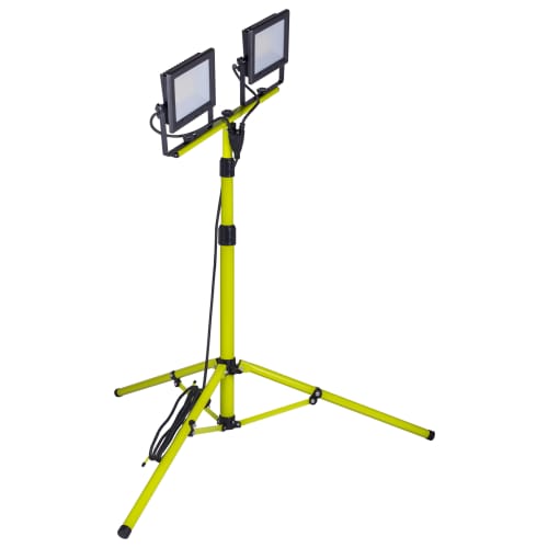 Luceco Eco 2 x 4000LM 5000K Twin Tripod Light 2 x 50W
