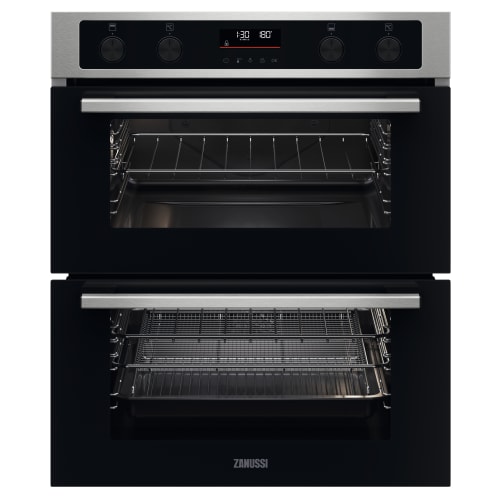 Zanussi ZPCNA7XN Built Under Double Oven Stainless Steel