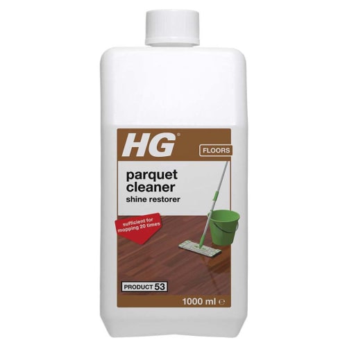 HG Parquet Flooring Gloss Wash Shine Cleaner 1L Wickes